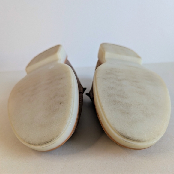 Tommy Hilfiger Cushioned Sector Round Toe Platform Penny Loafer Camel 10½ - Picture 8 of 10